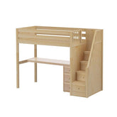 Maxtrix Ultra High Loft w Staircase w Table w 1 Drawer